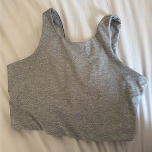 Outdoor Voices grey bra in size medium